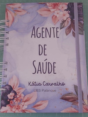 Caderno de agente de saúde personalizados