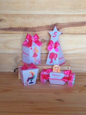 Kit personalizado barbie 20 caixas