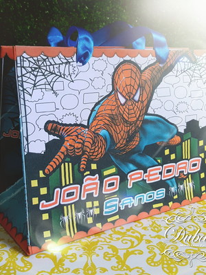 Sacolinha homem aranha