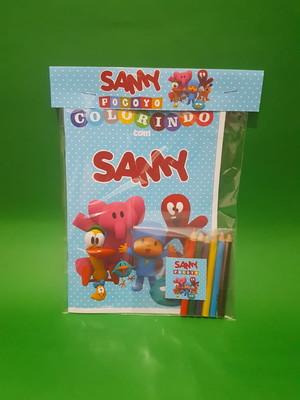 Kit colorir com lápis pocoyo