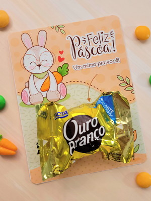 Card para 1 bombom de páscoa