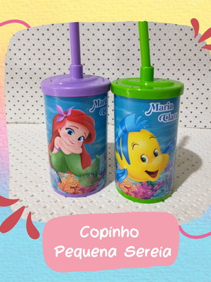 Copo short drink - pequena sereia