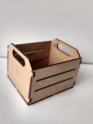 Caixote de feira mdf 10cm