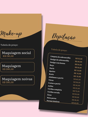 Tabela de preço