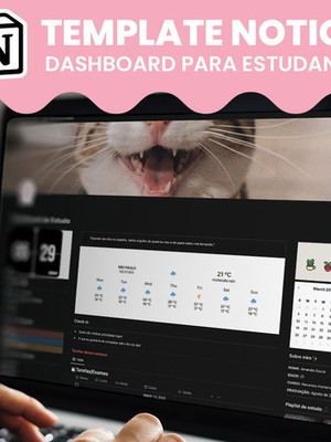 Template notion - estudante