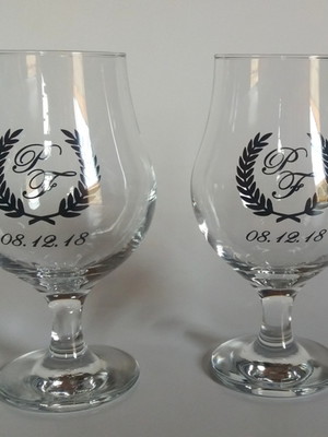 Taça tulipa para cerveja 400ml personalizada