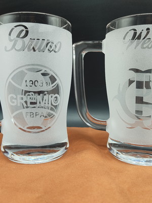 Caneca personalizada jateada chopp cerveja