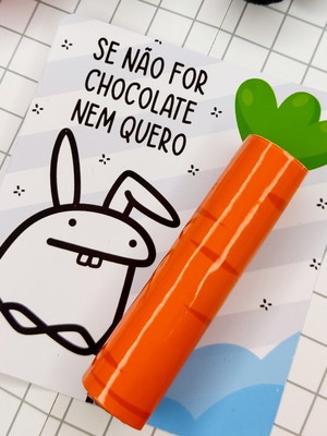 Card com batom mimo cliente personalizado flork