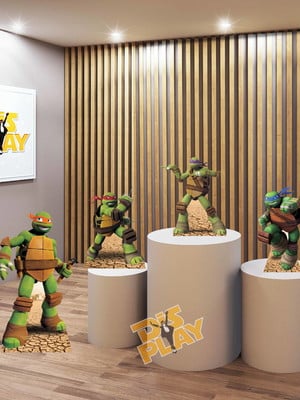 Display tartarugas ninja