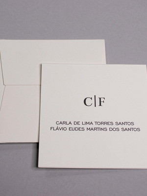 Cartão social personalizado (papel importado)