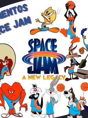 Space jam cliparts