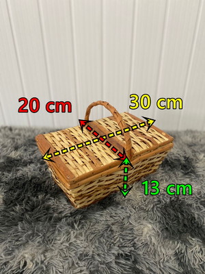 Cesta piquenique vime 30x20x13 pp