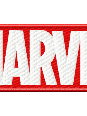 Matriz bordado marvel logo marvel