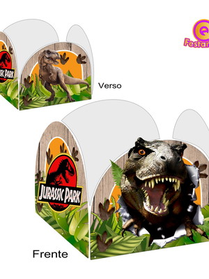 10 forminhas para doce jurassic park