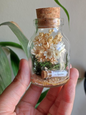Lembrancinhas flores - flores com mensagem
