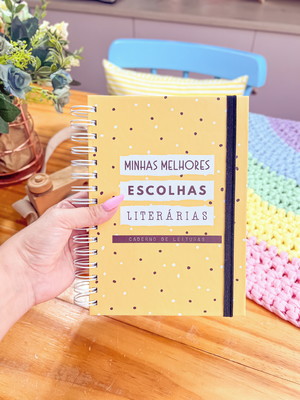 Caderno de leituras ( tamanho a5)