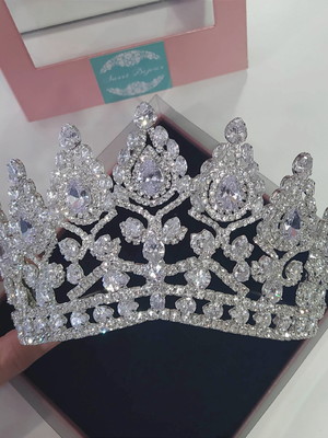 Coroa de miss e noiva com zircônia sweet