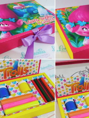 Lembrancinha kit pintura diversos temas