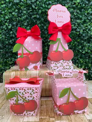 Kit: 16 lembrancinhas personalizadas cerejinha
