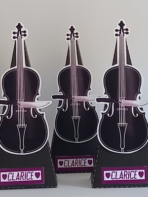 Caixa cone wandinha violoncelo - com 10