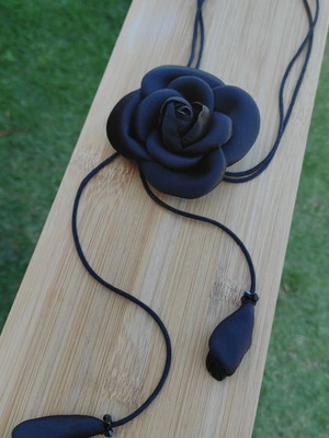 Choker amandine - 2 em 1 chocker e cinto