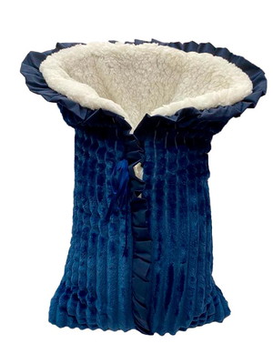 Porta bebe plush pelo carneiro saco dormir quentinho macio