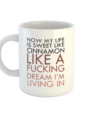 Caneca lana del rey radio born to die cerâmica importada