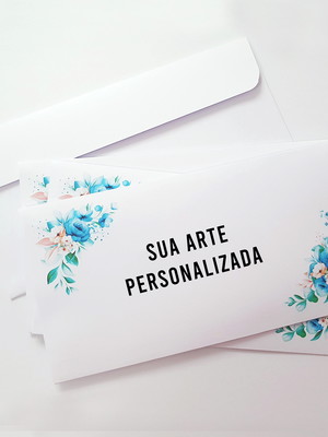 Envelope carta branco personalizado