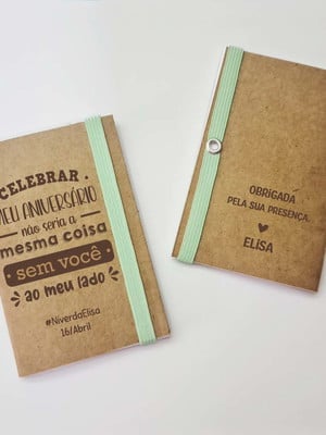 Mini bloquinho brochura personalizado