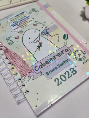 Caderno de agendamento sem data anual