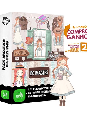 Kit digital anne sem fundo png