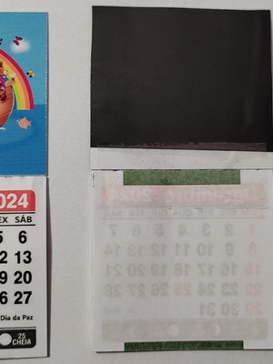 30 mini calendário personalizado 2024