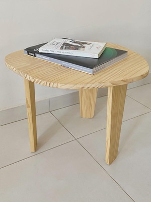 Mesa centro orgânica