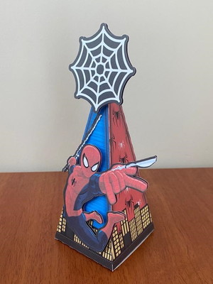 Caixa cone homem aranha