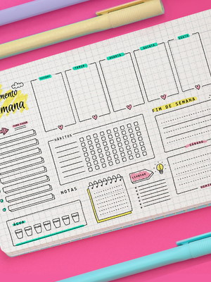 Arquivo digital planner de mesa #440