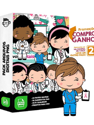 Kit digital dia do médico sem fundo png