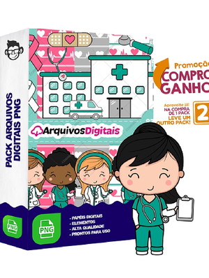 Kit digital dia do médico sem fundo png