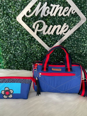 Bolsa-baú azul