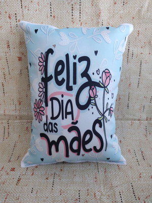 Mini almofadinhas em tactel decorativas dia das mães