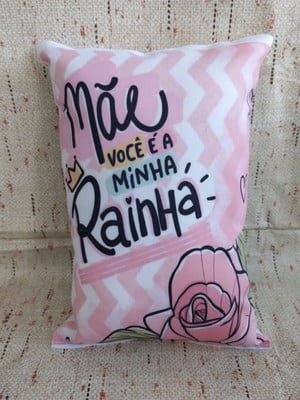 Mini almofadinhas em tactel decorativas dia das mães