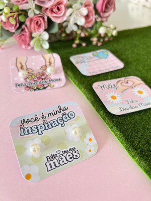 Tag para brinco dia das mães