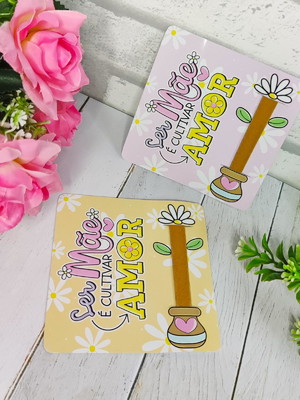 Card com lixa dia das mães