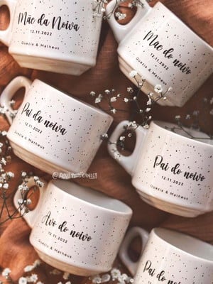 Xícara personalizada casamento