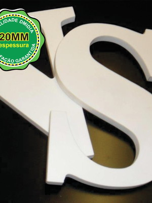 Letras 20mm pvc expandido/letreiros/logo personalizado