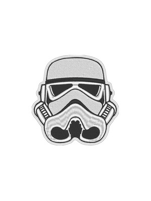 Patch bordado termocolante star wars - stormtrooper