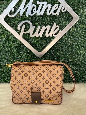 Bolsa transversal com tampa