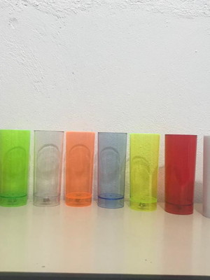 Copo long drink com led sem personalização liso!