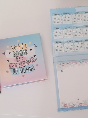 Bloco para anotações personalizado com capa dura