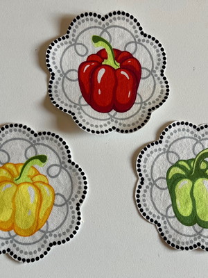 3 patch aplique termocolante pimentas