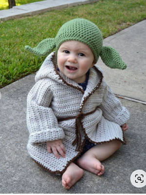Conjunto mestre yoda newborn ate 12 meses